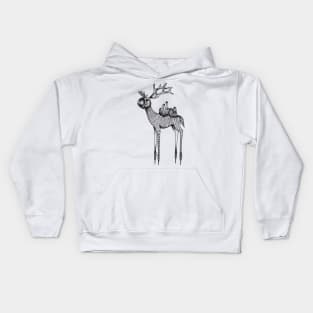 Astro Deer Kids Hoodie